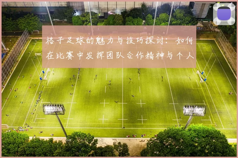 格子足球的魅力与技巧探讨：如何在比赛中发挥团队合作精神与个人能力